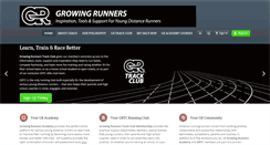 Desktop Screenshot of growingrunners.com