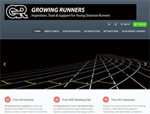 Tablet Screenshot of growingrunners.com